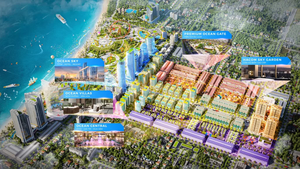 Mặt bằng tổng thể Bình Sơn Ocean Park