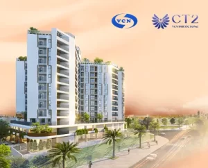 Toàn cảnh chung cư CT2 VCN Phước Long