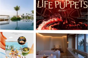 Tiện ích cao cấp tại Villa Le Corail Nha Trang gồm spa thư giãn, hồ bơi vô cực, nhà hàng sang trọng và khu nghệ thuật giải trí 5 sao
