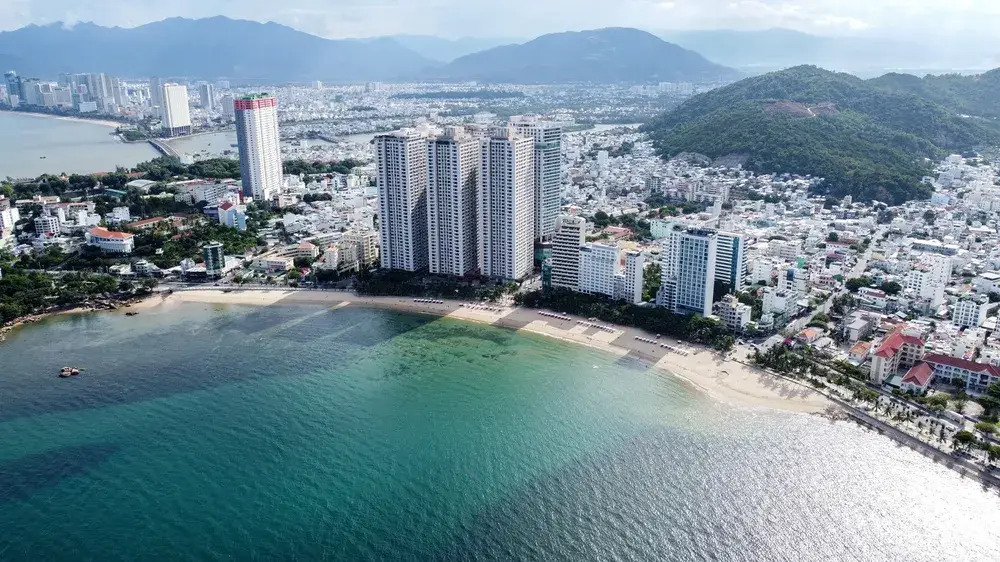 Hình ảnh toàn chung cư Mương Thanh Viễn Triều từ trên cao
