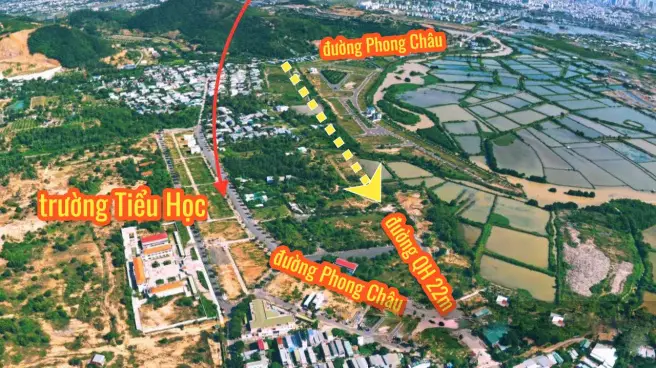 Lô đất mặt tiền đường phong Châu