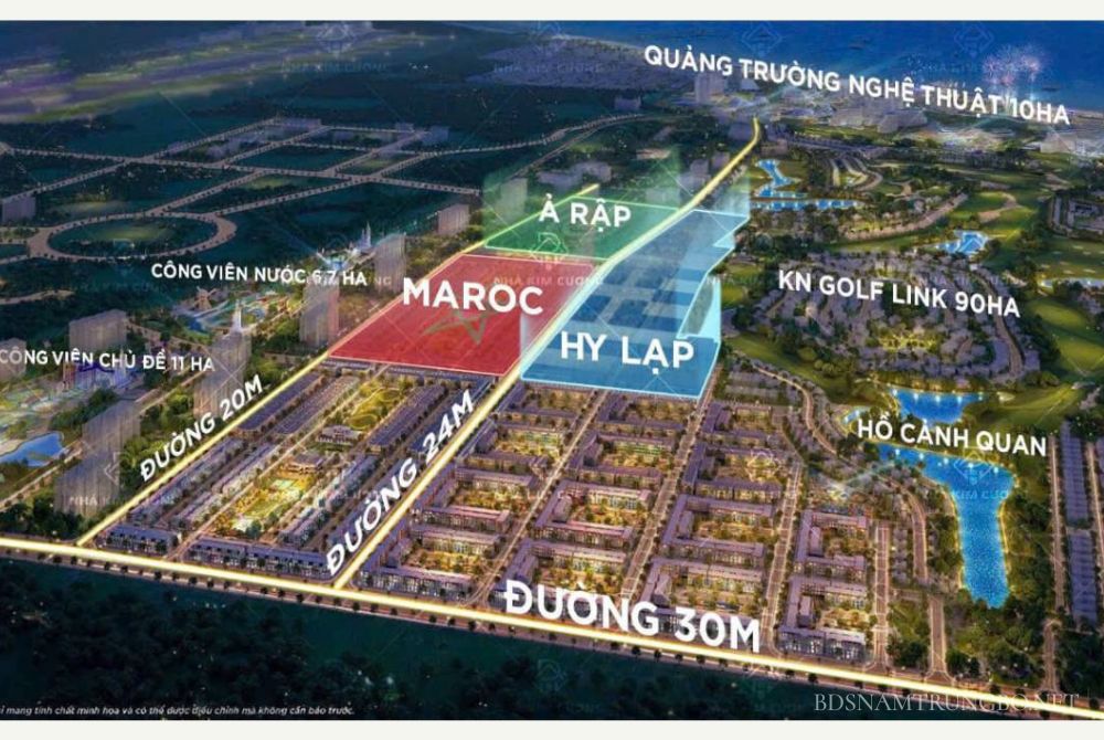 Thiết kế nhà phố nghỉ dưỡng Sông Town thuộc khu đô thị CaraWorld Cam Ranh