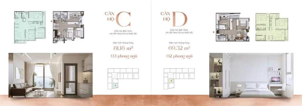 Thiết kế hiện đại tại CT1 Riverside Luxury