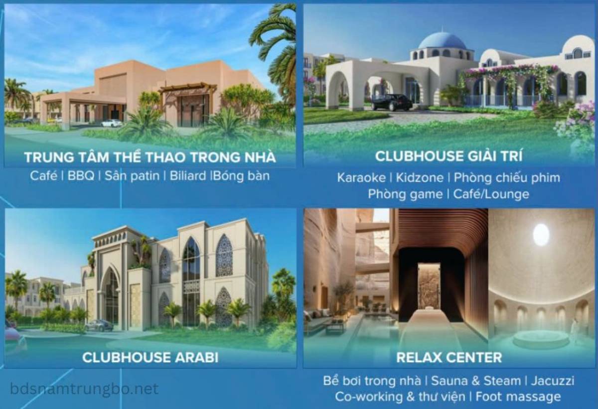Ảnh công viên nước, sân golf, bến du thuyền, khu vui chơi, trung tâm thương mại… 