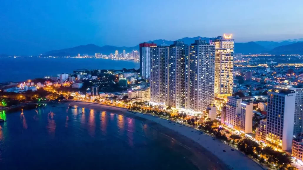 Toàn cảnh Mương Thanh Viễn Triều từ trên xuống
