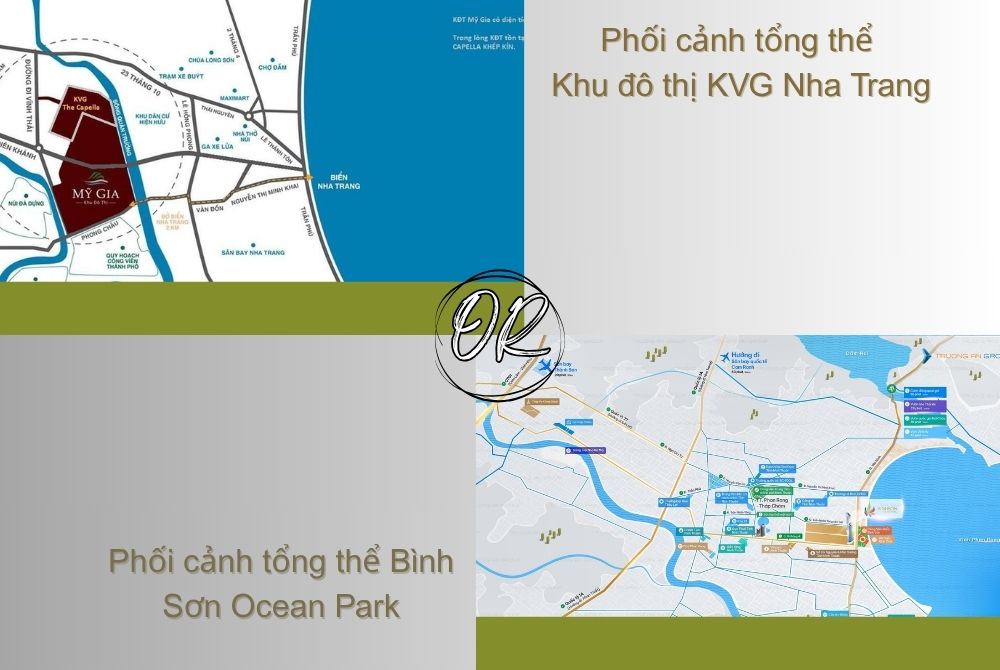 Bản đồ vị trí 2 dự án