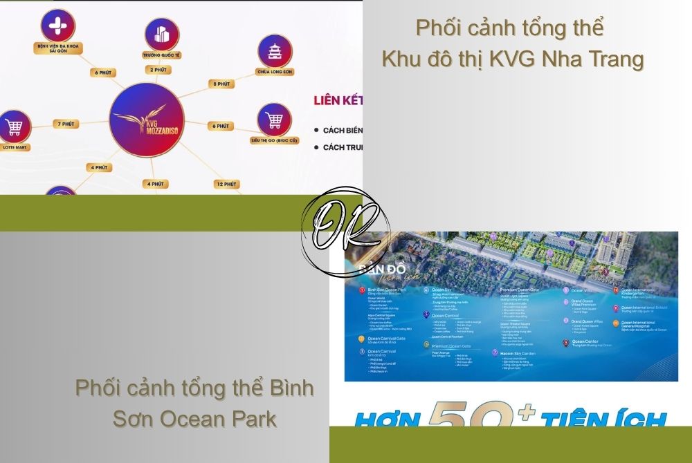 Tiện ích nội khu 2 dự án 