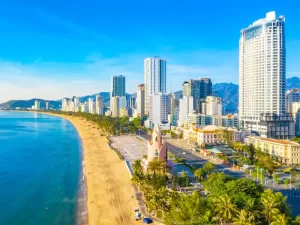 Toàn cảnh từ trên cao xuống ở Nha Trang