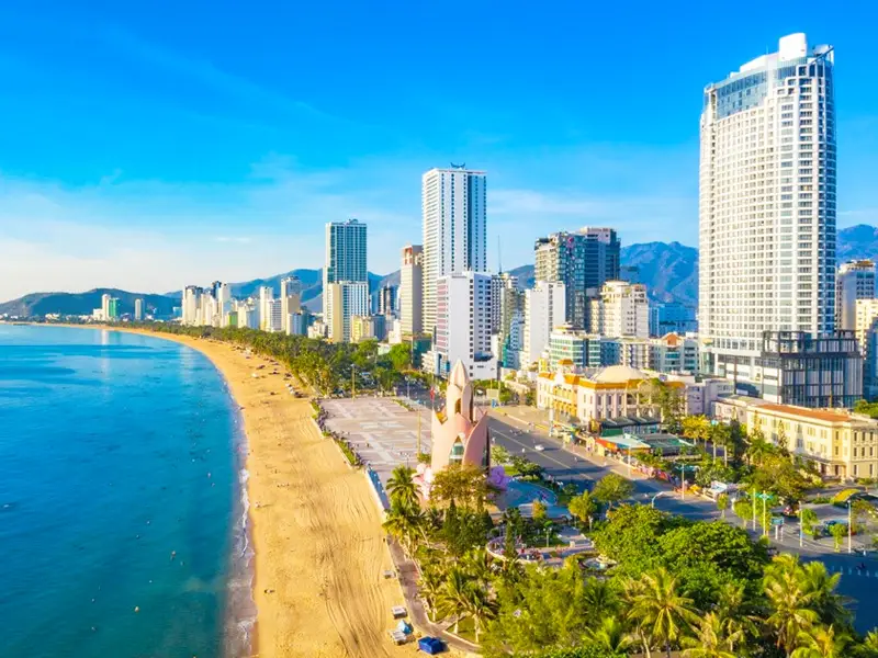 Toàn cảnh từ trên cao xuống ở Nha Trang