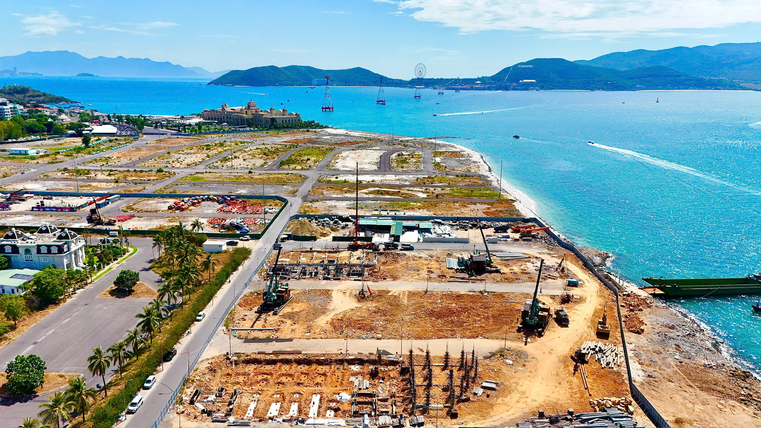 hình ảnh thực tế tiến đồ vinpearl phú quý nha trang