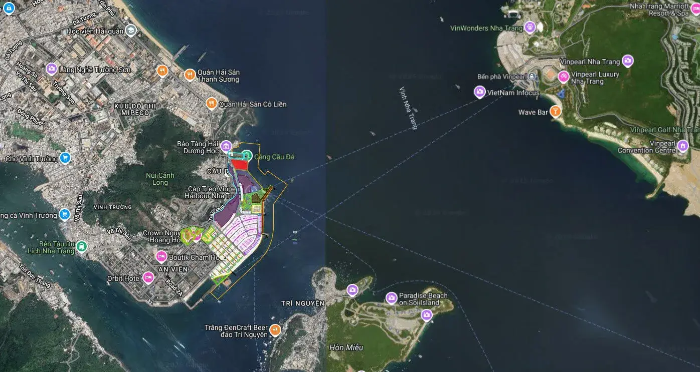 vị trí Vinpearl Phú Quý Nha Trang