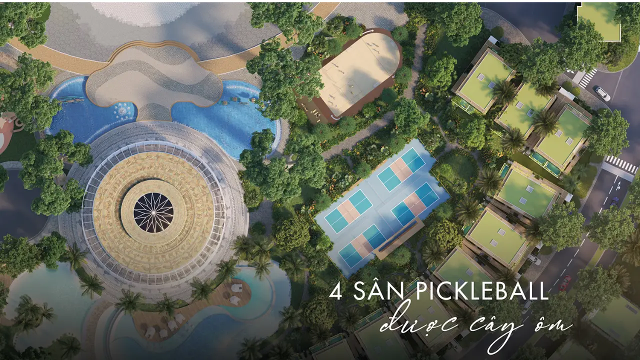 4 sân pickleball