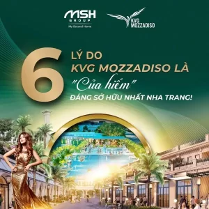 Hình ảnh quảng cáo dự án KVG Mozzadiso tại Nha Trang