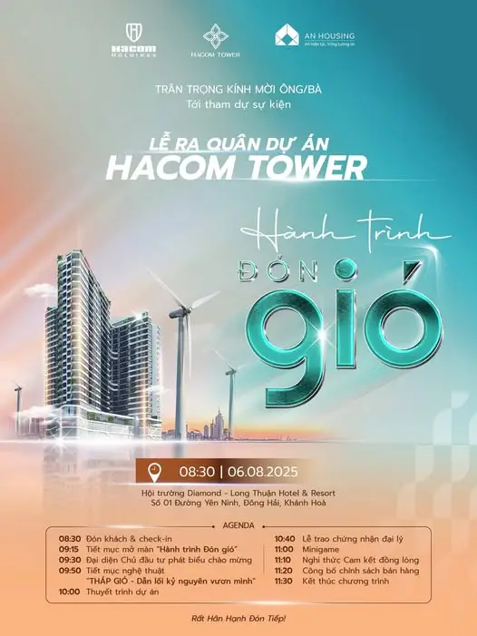 Lễ ra quân Hacom Tower - Hành trình đón gió, sự kiện bất động sản tại Long Thuận Hotel & Resort, Khánh Hòa.