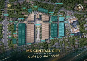 Toàn cảnh phối cảnh dự án Hacom Tower