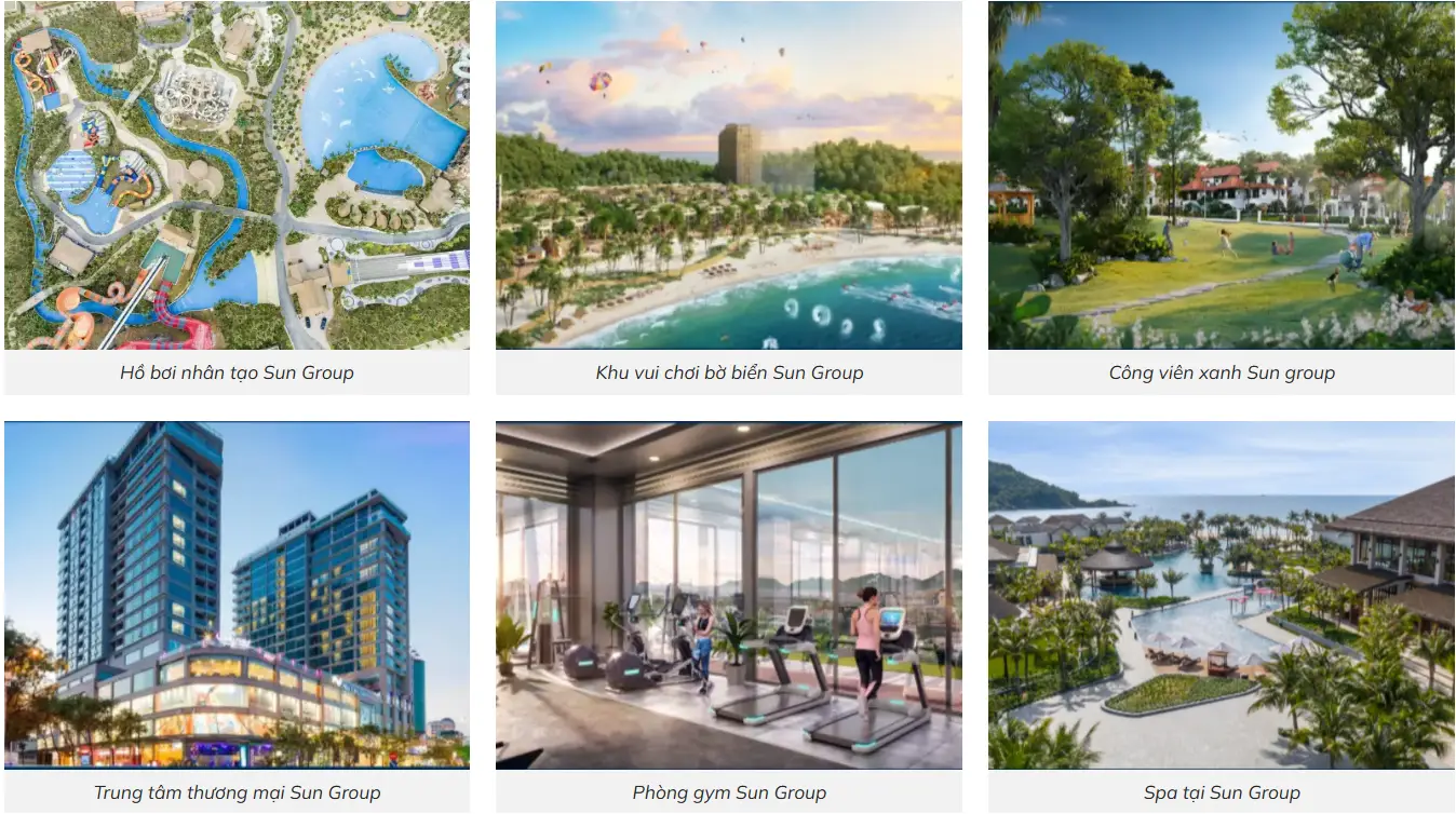 Tiện ích tại dự án Sun Group Nha Trang