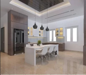 Cải tạo sàn và tường căn hộ Nha Trang hiện đại