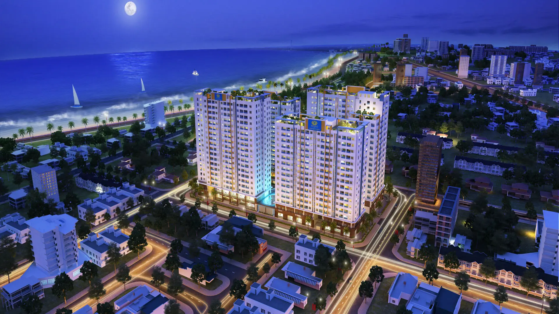 Căn hộ Hoàng Quân Nha Trang full nội thất