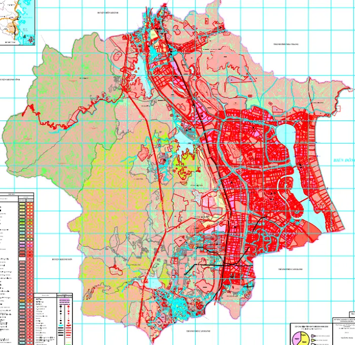 Bản đồ quy hoạch giá đất Cam Lâm 2025