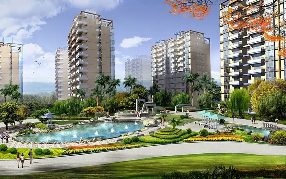 Khu đô thị An Bình Tân Nha Trang nhìn từ trên cao