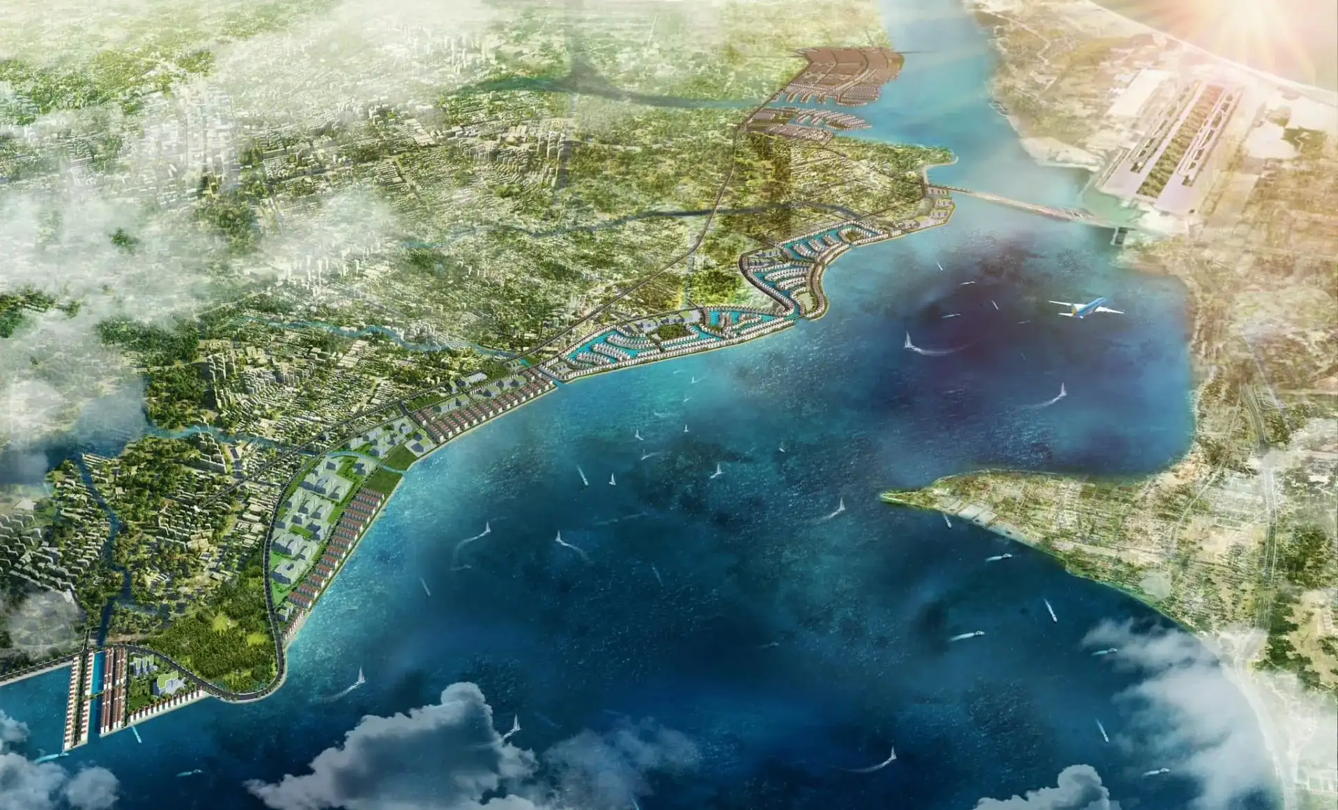 Phối cảnh tổng quan siêu dự án Vinhomes Cam Ranh 1.250ha