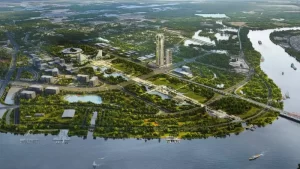 Phối cảnh tổng thể dự án Dragon 75 Complex Bắc Sông Cấm