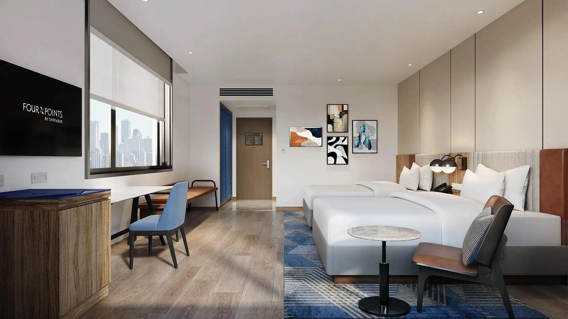 Phòng nghỉ tiêu chuẩn quốc tế tại Four Points by Sheraton Nha Trang