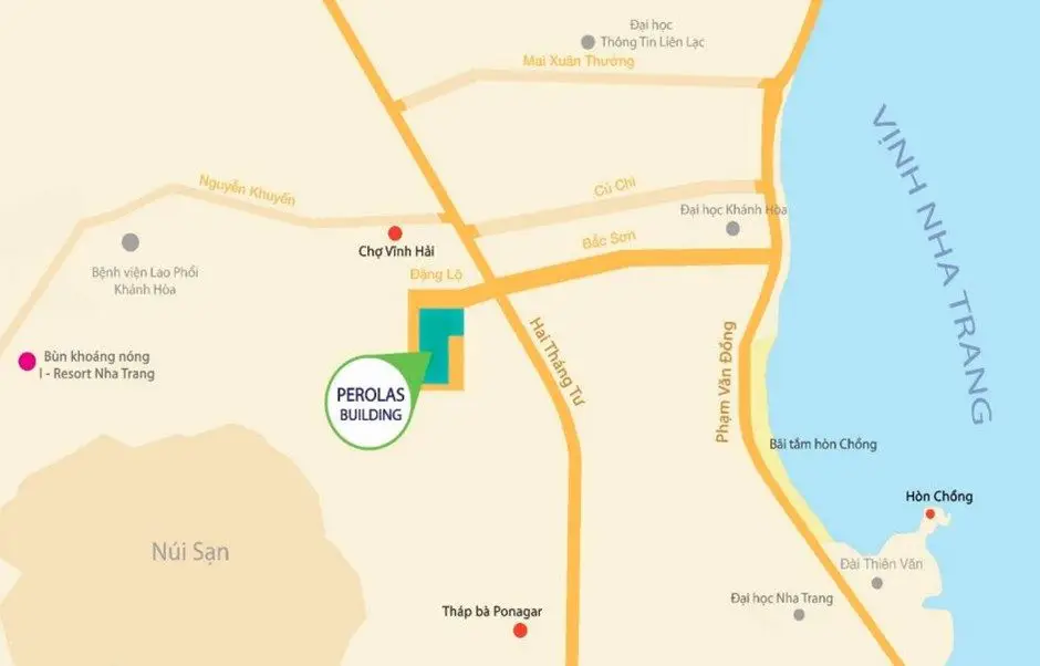 Vị trí dự án Nhà ở Xã hội Hưng Phú 2 Nha Trang