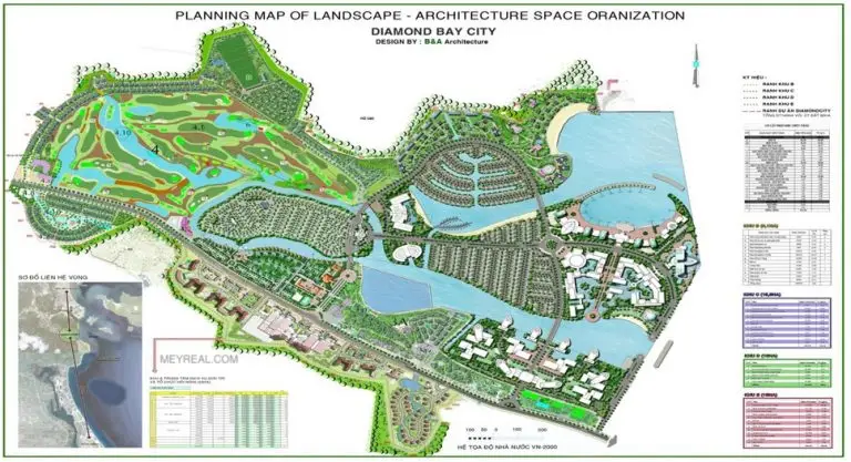 Bản đồ quy hoạch hạ tầng giao thông kết nối dự án Novaworld Nha Trang.