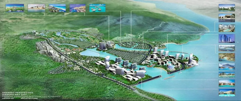 Phối cảnh khu biệt thự Novaworld Nha Trang đã hoàn thiện pháp lý.