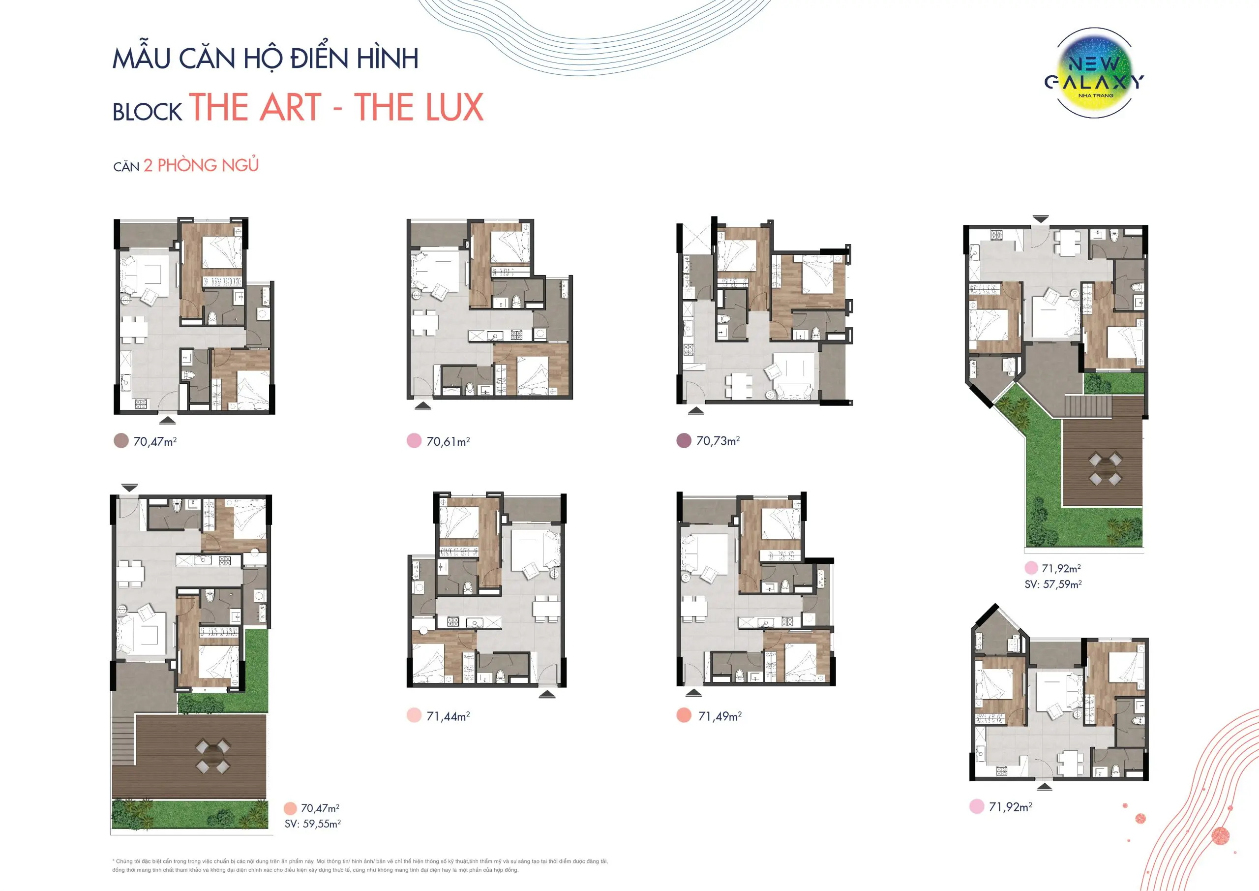 Thiết kế căn hộ New Galaxy Nha Trang hiện đại, ngập tràn ánh sáng tự nhiên cho gia đình