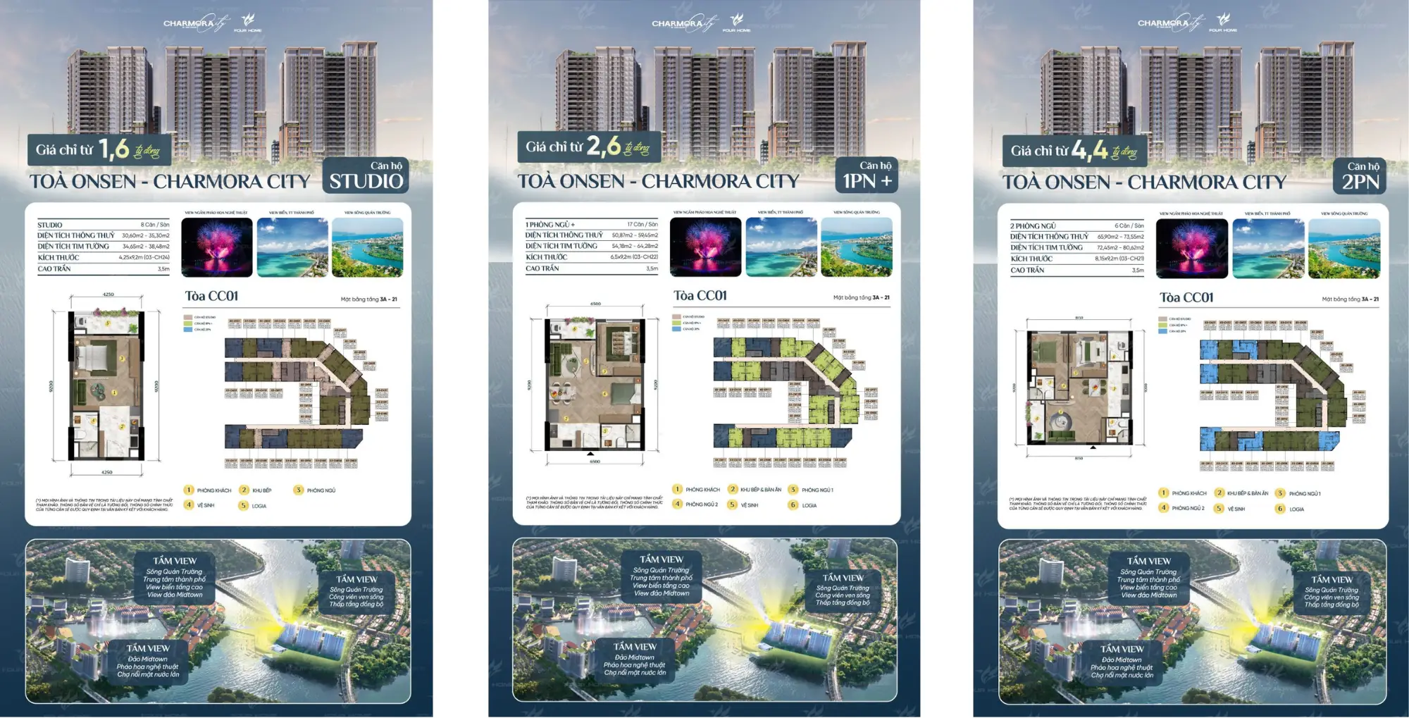 Mặt bằng giá bán dự án Sun Group Nha Trang phân khúc cao cấp