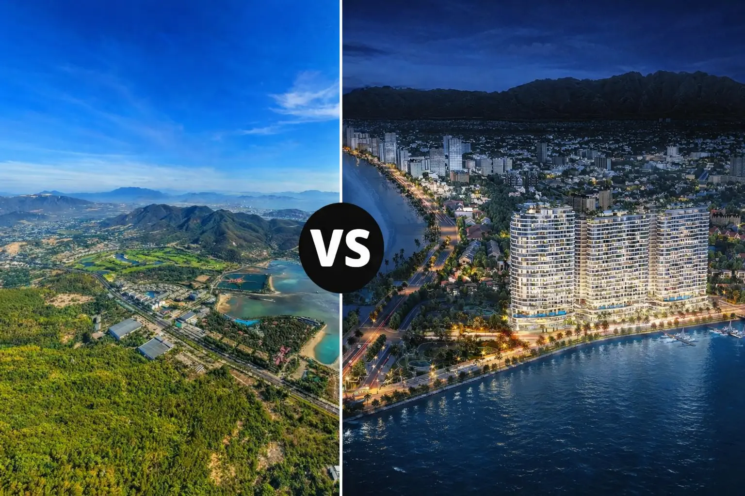 So sánh phối cảnh căn hộ Welltone Luxury Residence và đại đô thị Novaworld Nha Trang