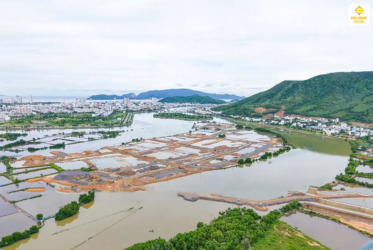 Cập nhật tiến độ thi công thực tế tại công trường Sun Group Nha Trang mới nhất