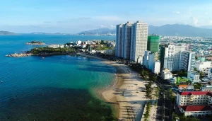 Tổng quan 6 tòa tháp chung cư Mường Thanh Viễn Triều Nha Trang nhìn từ trên cao