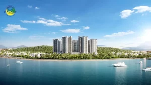 Phối cảnh kiến trúc hiện đại và quy hoạch 5 block của dự án New Galaxy Nha Trang. có nên mua New Galaxy Nha Trang